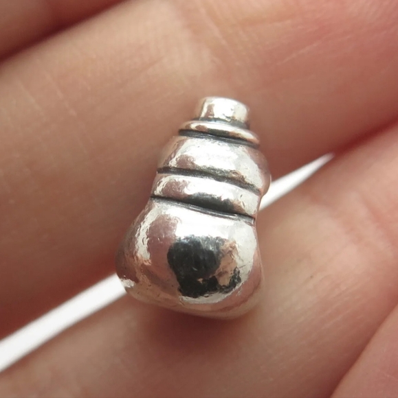 PANDORA 925 Sterling Silver Retired Snowman Bead Charm 790374 Winter Christmas ⛄ - Picture 4 of 6
